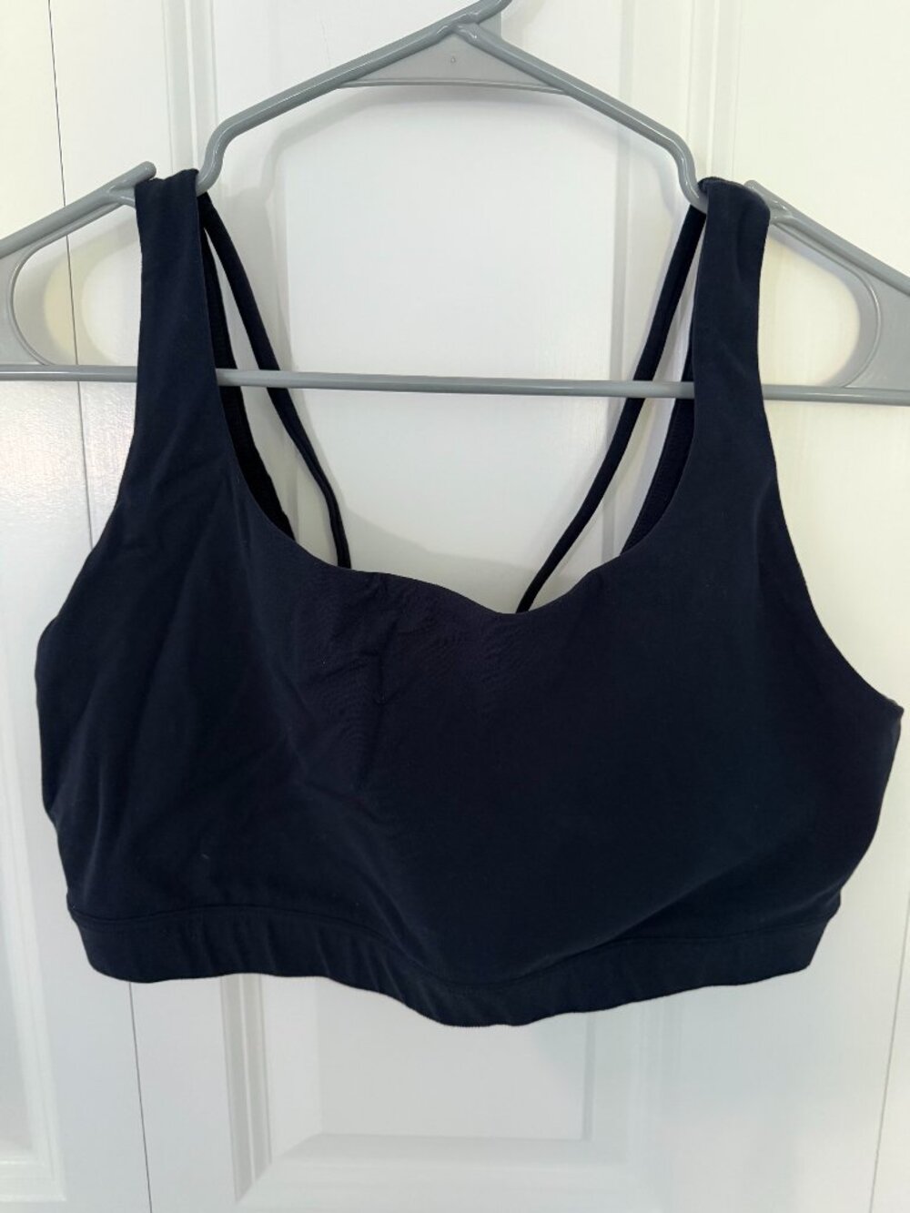 Athleta Exhale Sports Bra - Large - Navy